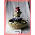 fish ceramic tabletop animal water fountain